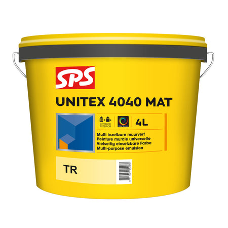 SPS Muurverf Unitex 4040 Mat Mengbasis TR 4L-375350