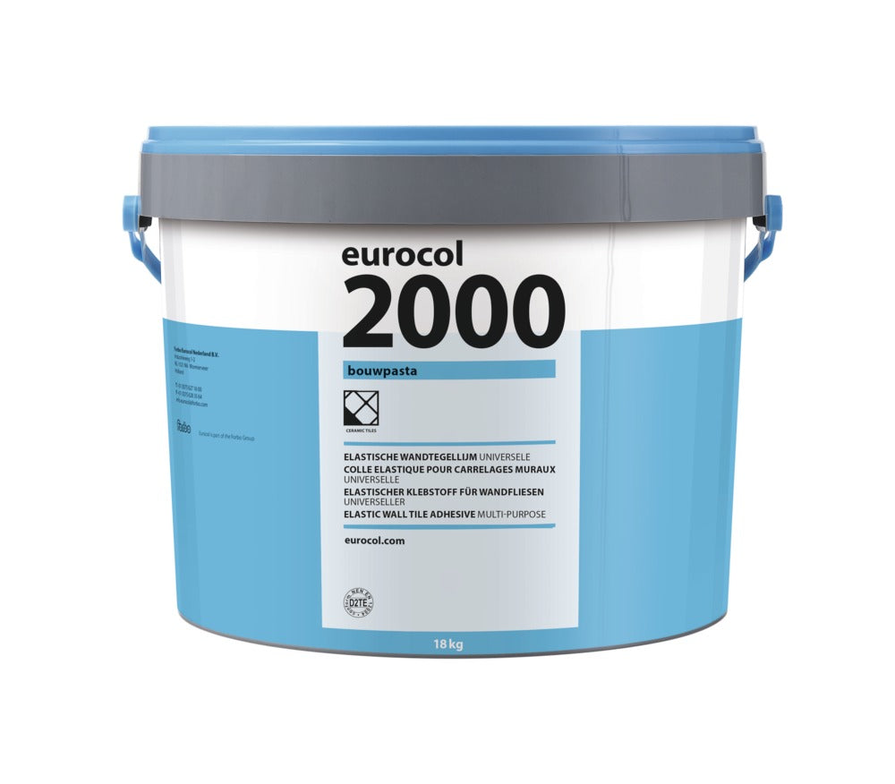 Eurocol 2000 Bouwpasta Wandtegellijm Elastisch 18kg-379417