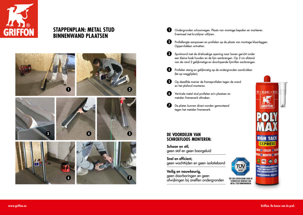 Knauf C-profiel 45/50 Verzinkt Staal-394581