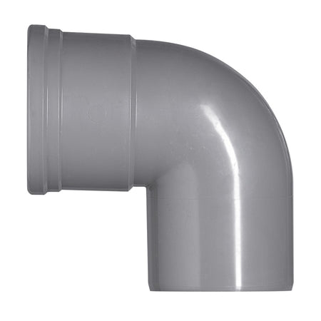 Bocht PVC manchet/spie Ø 110 mm 87° KOMO-keur-399775