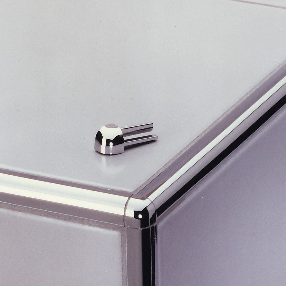 Schlüter Buitenhoekje E-R0100E voor RO100E aluminium tegeldikte 1 cm RVS-436112