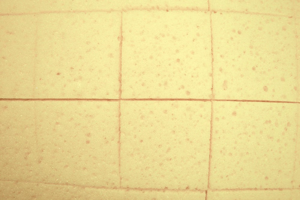 Super Prof Schoonmaakspons Kunststof 4mm Ingesneden Compleet Met Handgreep-453792
