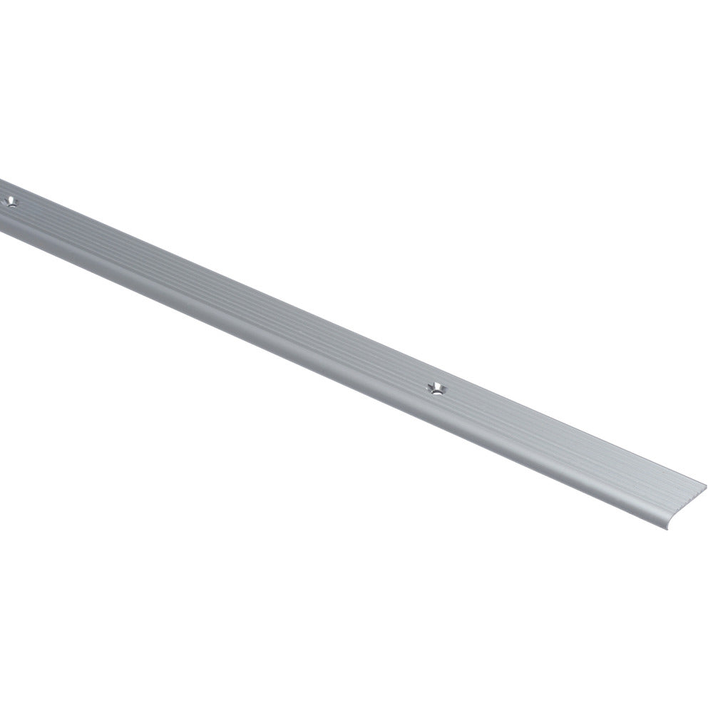 Essentials Trapkant Aluminium Geanodiseerd 25x6,3x2mm Met Neus 100 cm-454720