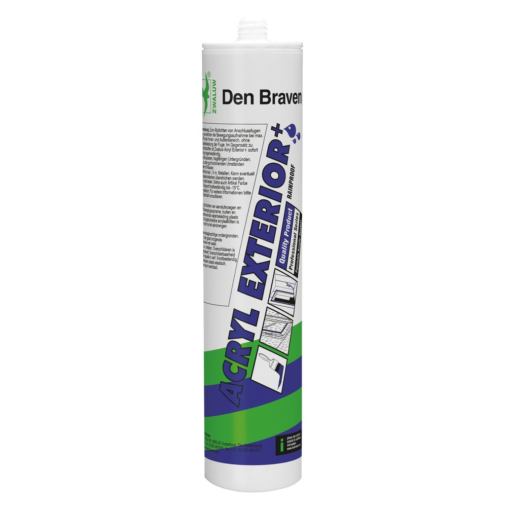 Zwaluw Acrylaatkit Acryl Exterior+ Wit 310ml-455807
