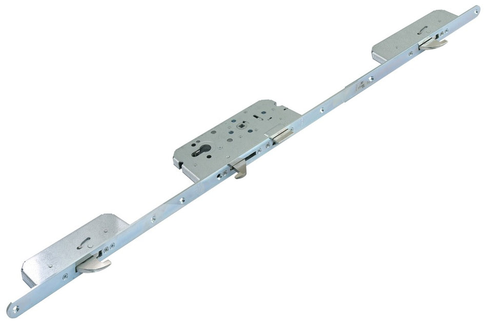 Nemef Meerpuntsluiting 4923/02 Geel Doornmaat 55mm SKG3 Cilinderbediend-456063