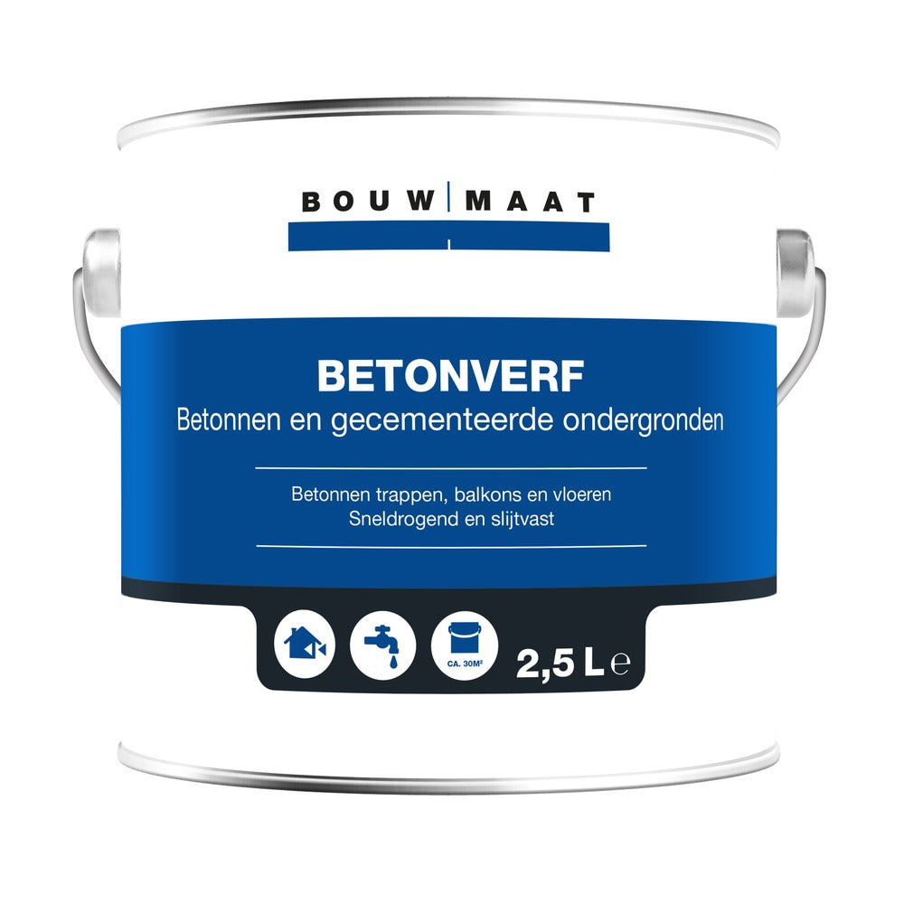 Bouwmaat Betonverf Antraciet 2,5L-461833