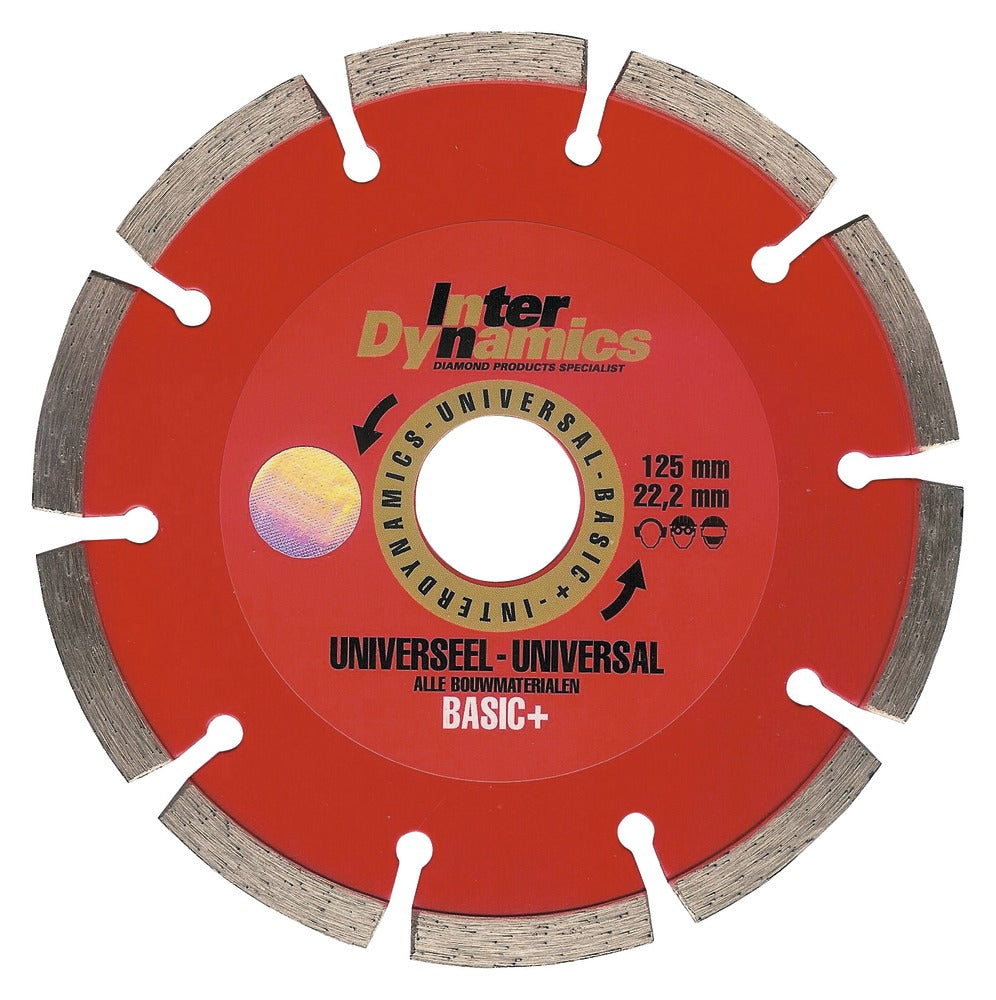 InterDynamics Universeel Basic+ Diamantzaagblad 125mm-468807
