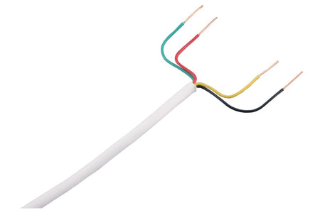 Q-Link Telefoonkabel Wit 4x0,5mm2 25m-471993