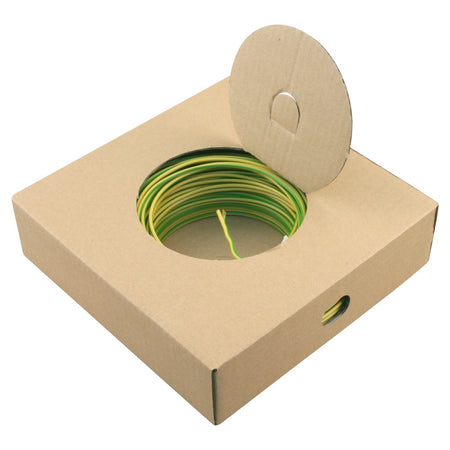 Q-link Installatiedraad Geel/Groen 2,5mm2 100m-475286
