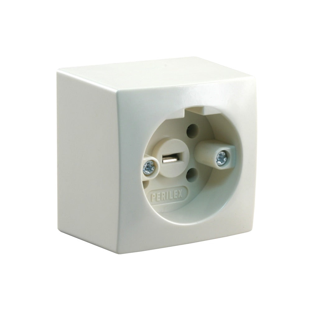 Attema Contactdoos Perilex Opbouw Crème 16A-475855