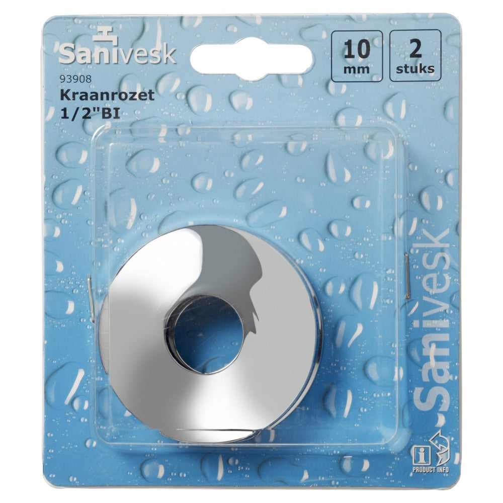 Kraanrozet messing verchroomd 1/2''x10 mm-507034