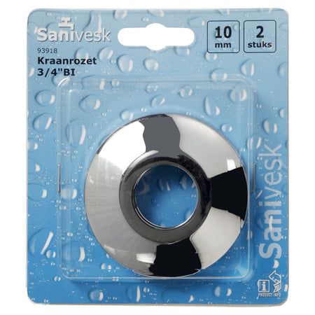 Kraanrozet messing verchroomd 3/4''x10 mm-507050