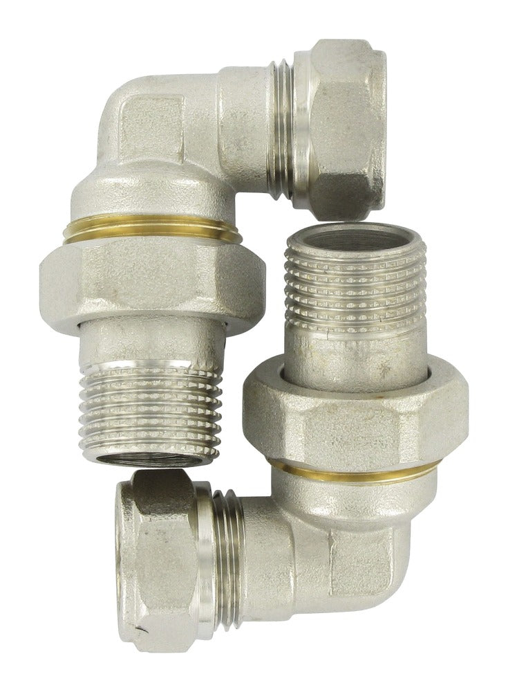 Radiatorkoppeling Haaks 1/2" 2st-507905