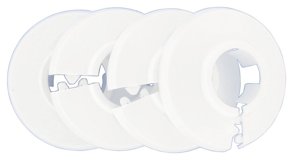 CV-Buisrozet Glans Wit 28mm-508439