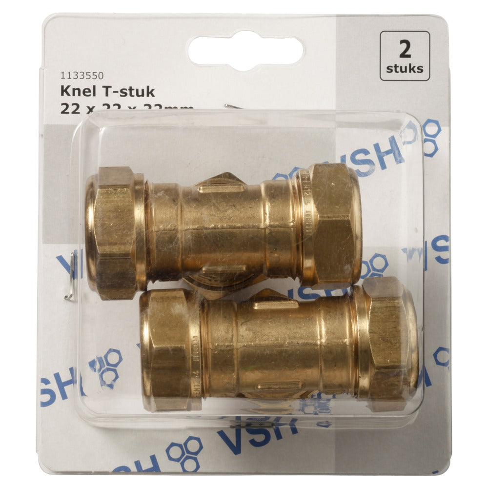 VSH Knel T-stuk 22x22x22 mm 2 stuk-508552