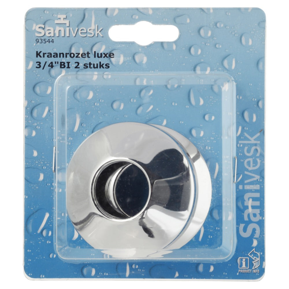Kraanrozet messing verchroomd 3/4'' luxe-508730
