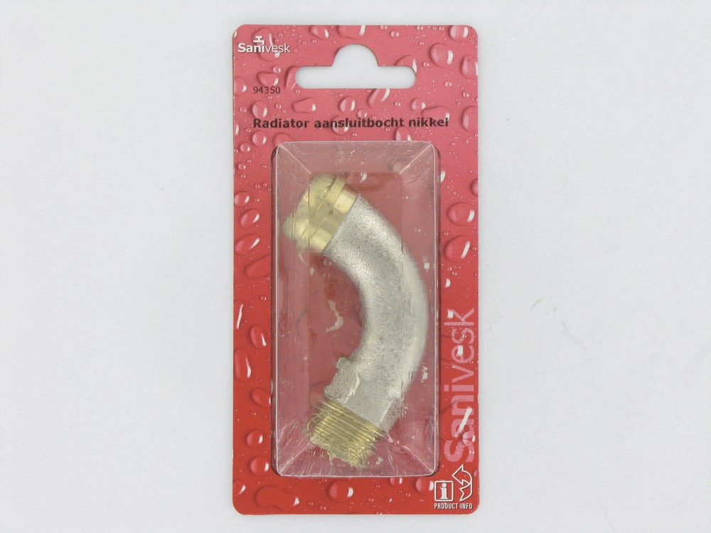 Radiatoraansluitbocht Nikkel-510684