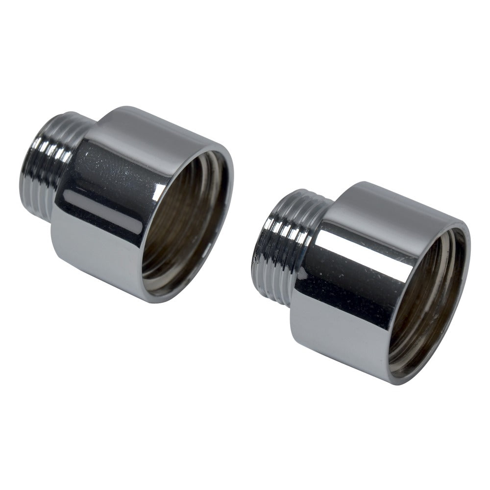 BONFIX Neusstuk 1/2'' binnendraad x 3/8'' buitendraad chroom-511078