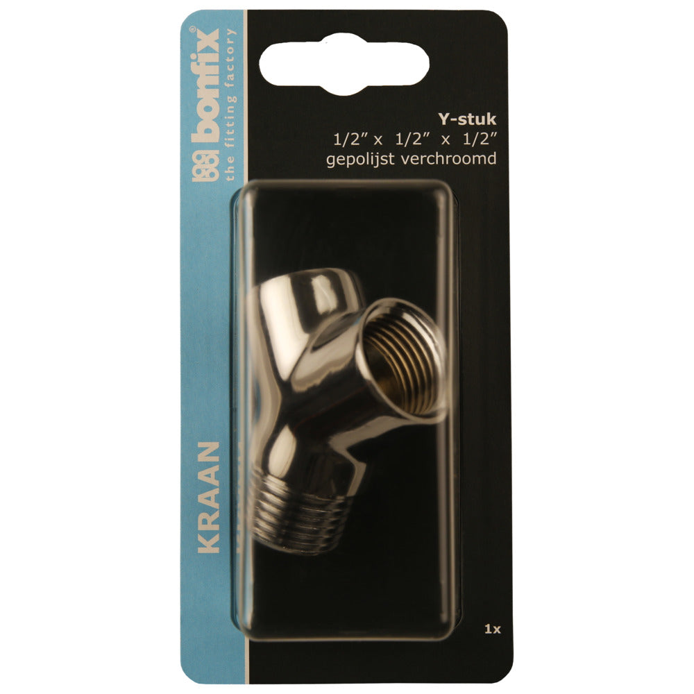 BONFIX Y-stuk 1/2'' binnendraad x 1/2'' buitendraad x 1/2'' binnendraad-511922