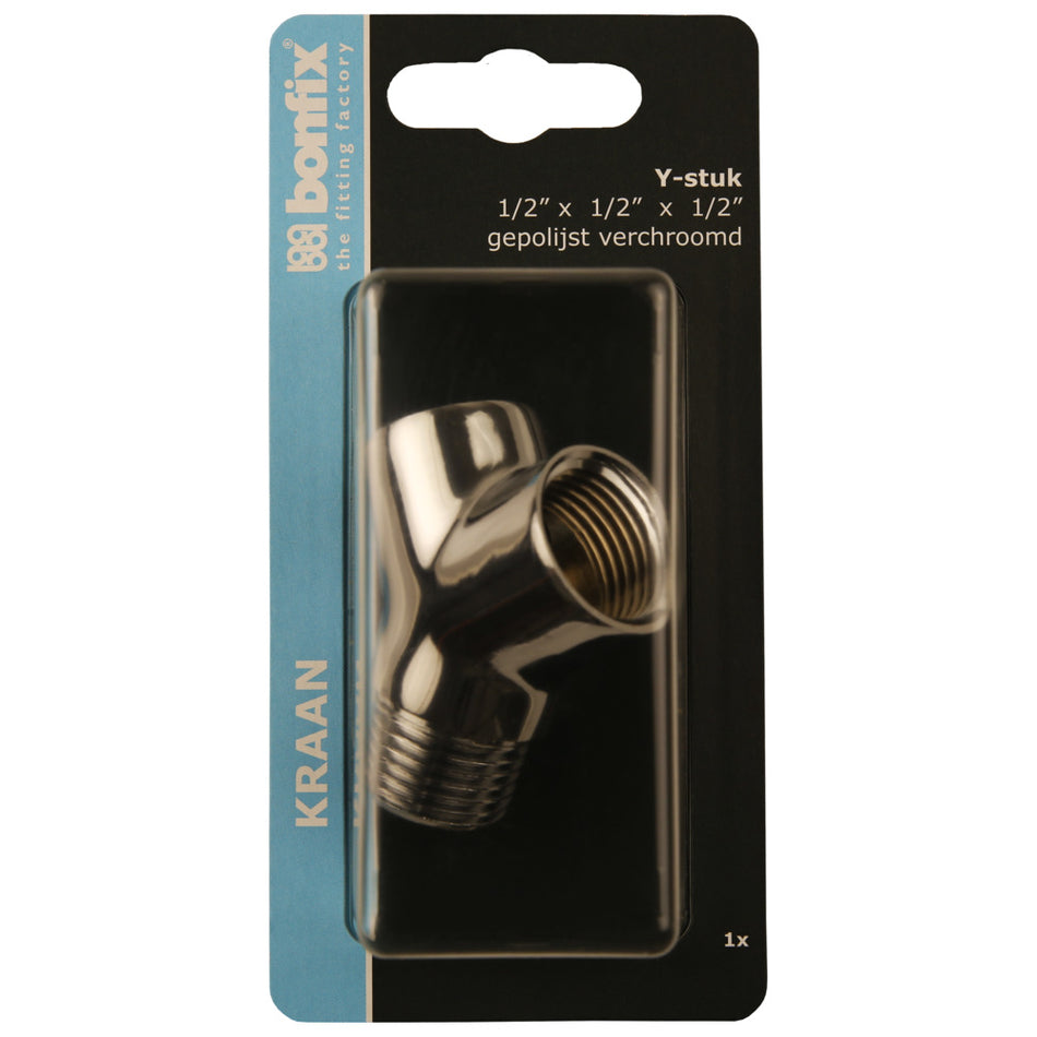BONFIX Y-stuk 1/2'' binnendraad x 1/2'' buitendraad x 1/2'' binnendraad-511922