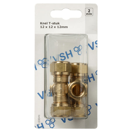 VSH Knel T-stuk 12x12x12 mm 2 stuk-512677