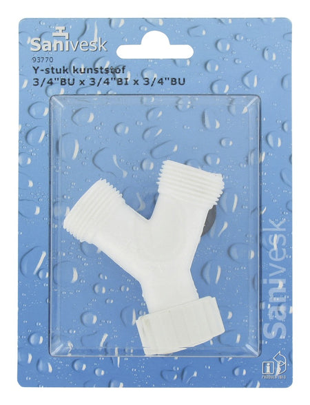 Y-stuk kunststof 3/4'' binnendraad x 3/4'' buitendraad-513486
