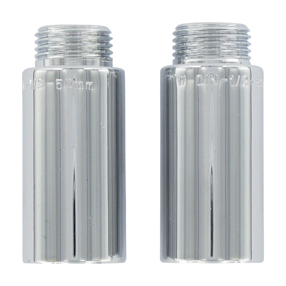 BONFIX Verlengstuk 1/2'' binnendraad x 1/2'' buitendraad x 50 mm chroom-513494