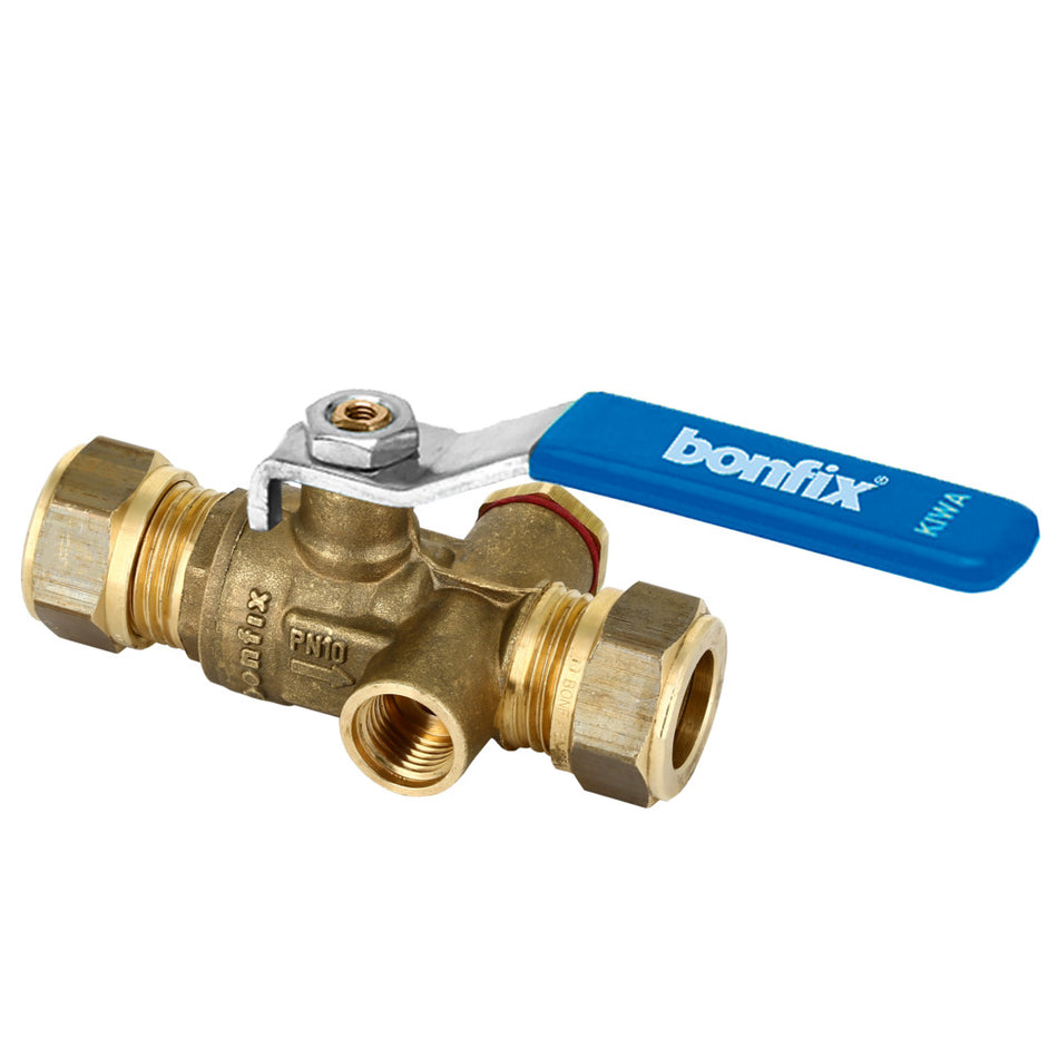 BONFIX Knel kogelstopkraan 22x22 mm met tapgat-514988
