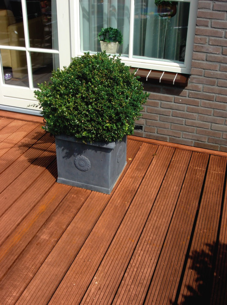 ModiWood Vlonderplank Anti-slip Gegroefd 26x142x3900mm 70% PEFC-520467
