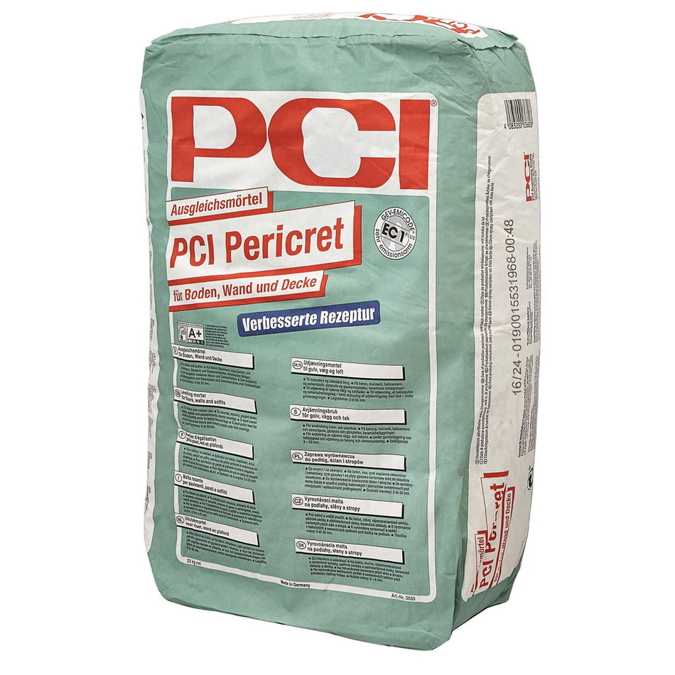PCI Uitvlakmortel Pericret Snelafbindend 25kg-524310