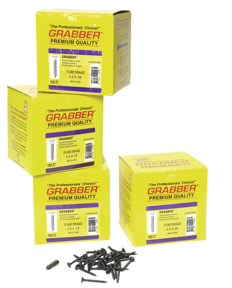 Grabber Snelbouwschroef Gefosfateerd Staal Fijne Draad PH2-528185