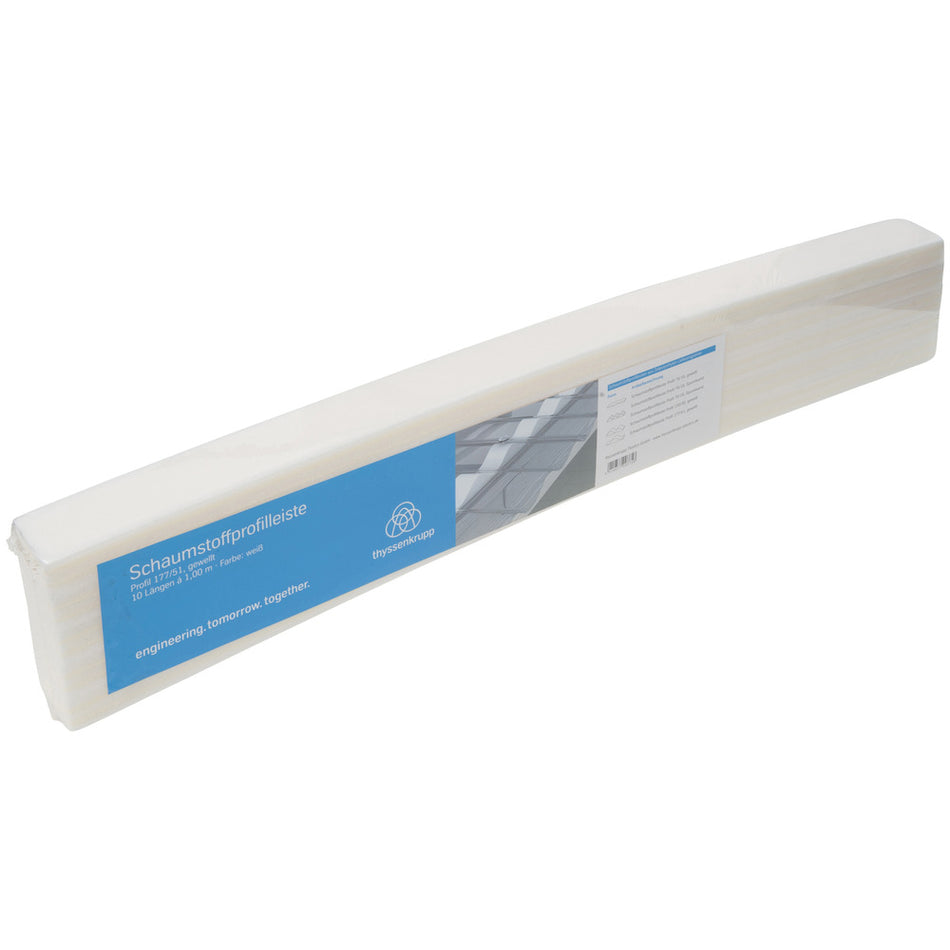 Golfplaat Schuimprofiel 177/51 Wit 87cm-530266