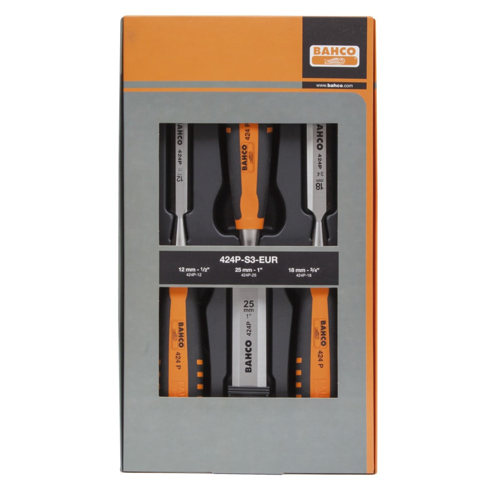 Bahco Steekbeitelset 424P-S3-EUR 3-Delig-534985
