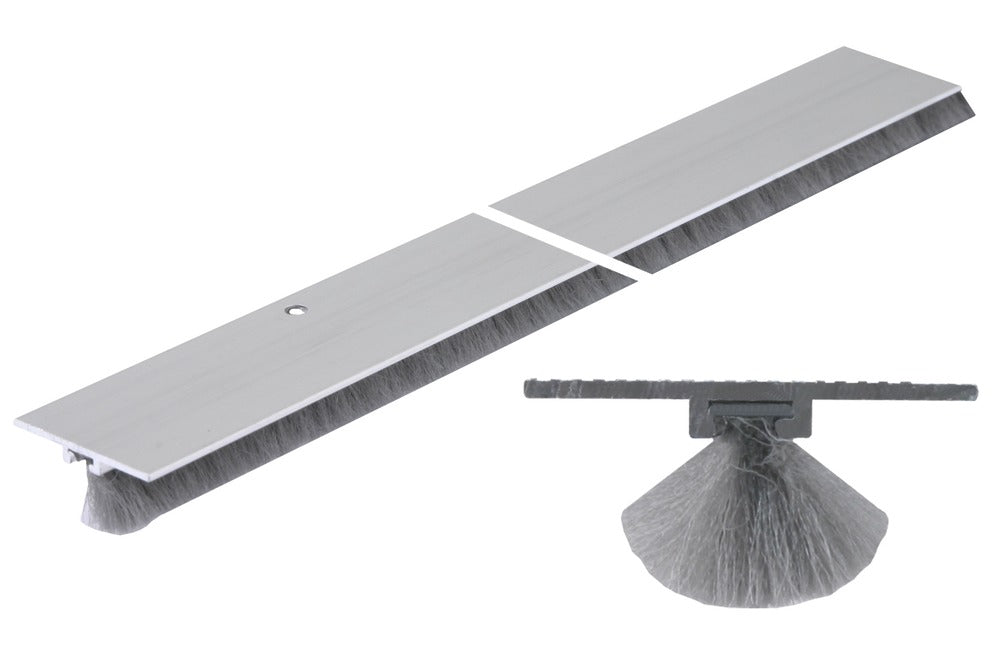 Ellen Dorpelstrip DBS Aluminium Met Borstel 100cm-542368