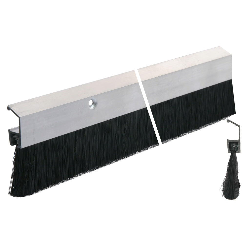 Ellen Dorpelstrip IBS Aluminium Met Borstel Zware Uitvoering 220cm-542392