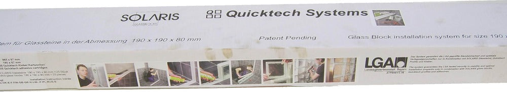 Glasblok bouwpakket 1 m²-553610