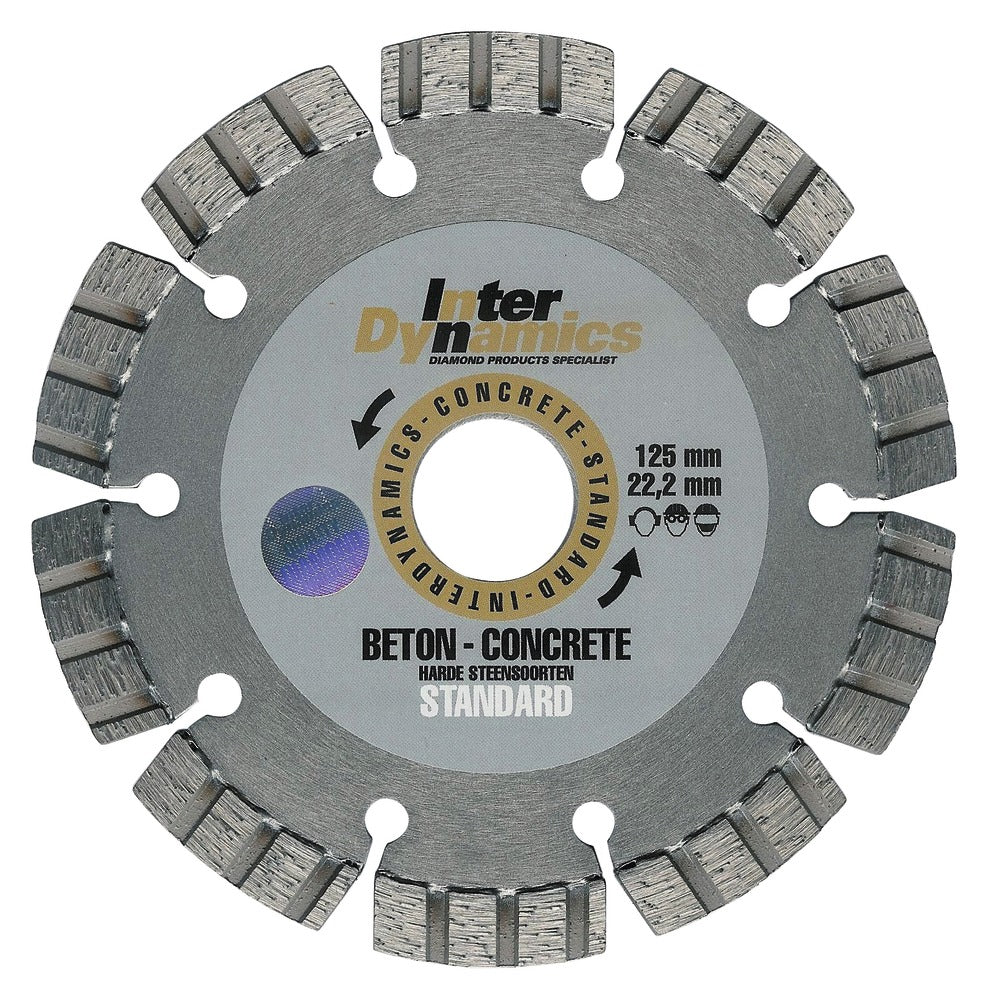 InterDynamics Beton Standard Diamantzaagblad 125mm-554030