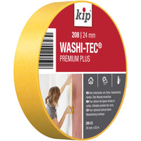 Kip 208 Washi-Tec Tape Premium Plus Geel