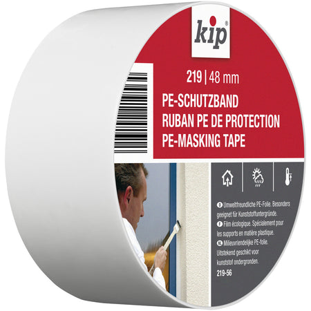 Kip 219 PE-Masking Tape Wit 48mm x 33m-554189