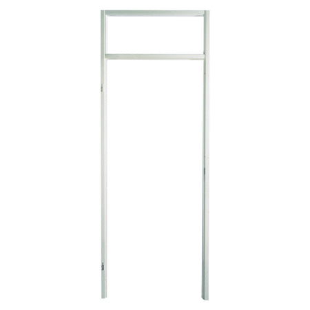 Berkvens Stijlenset BA staal 7x246 cm links reinwit zonder bovendorpel en kalf 211,5 cm-554876