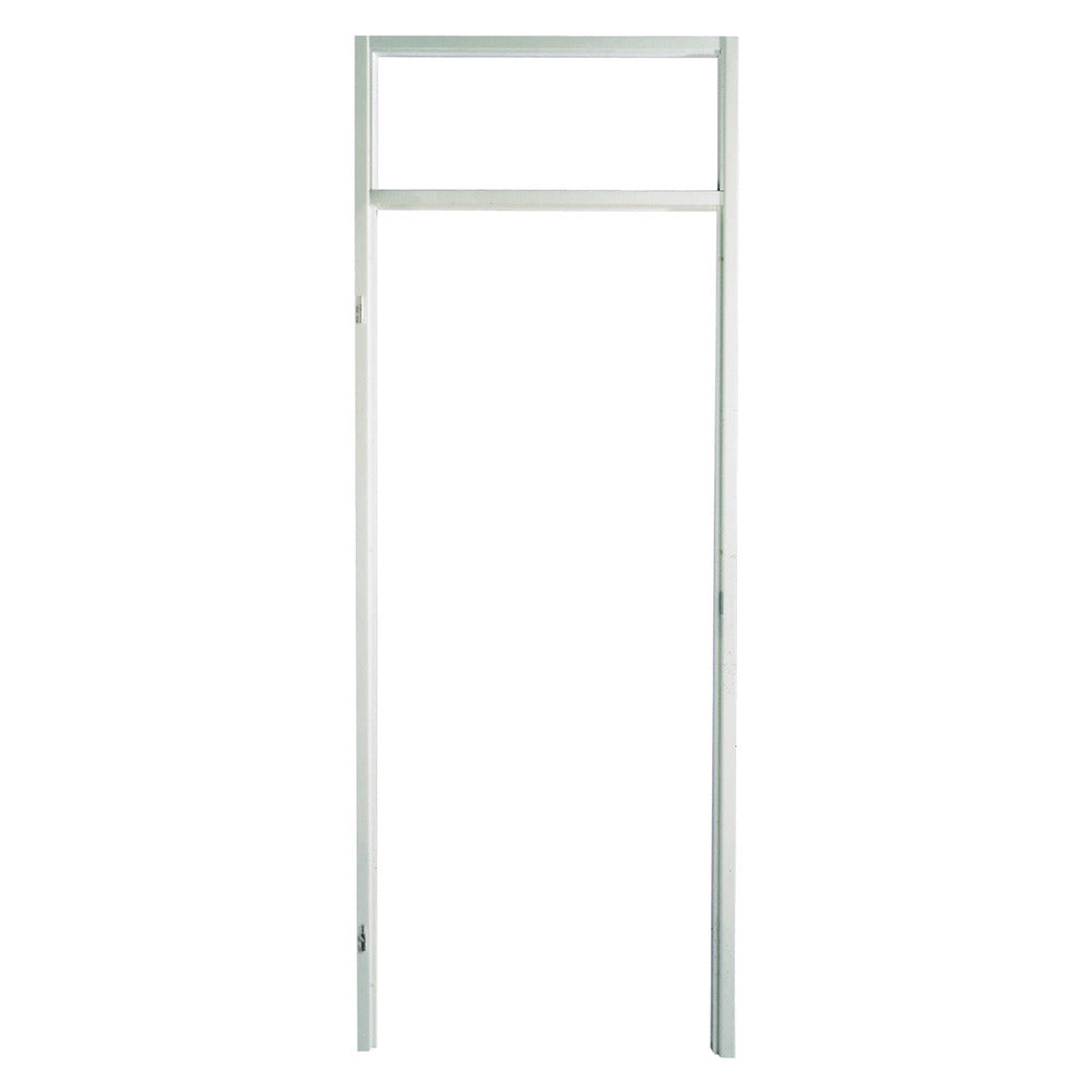 Berkvens Stijlenset BA staal 7x246 cm rechts reinwit zonder bovendorpel en kalf 201,5 cm-554885