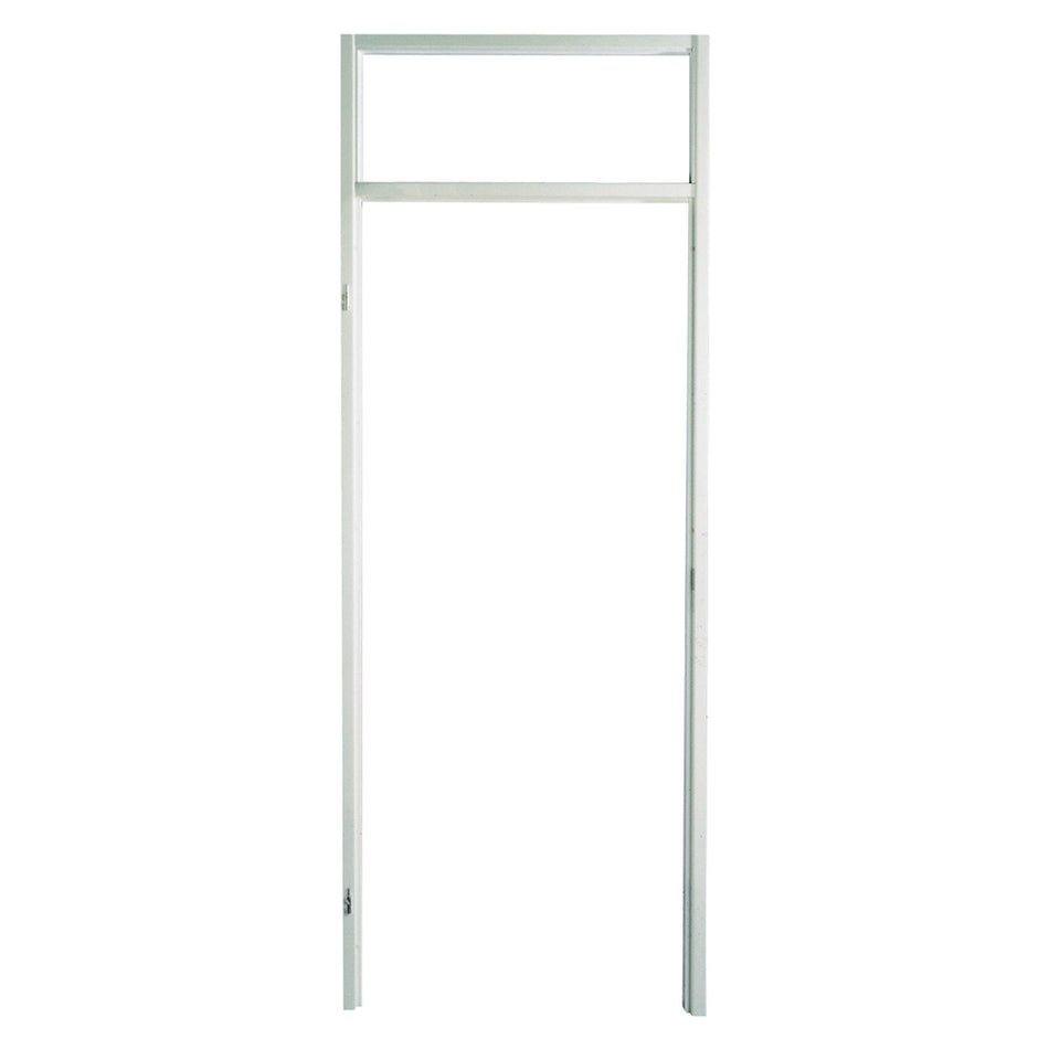 Berkvens Stijlenset BA staal 7x246 cm rechts reinwit zonder bovendorpel en kalf 201,5 cm-554885