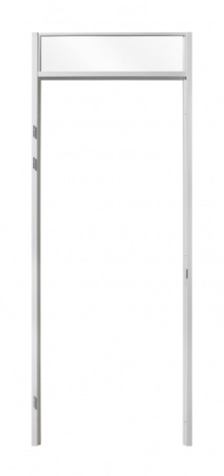 Berkvens Stijlenset BA staal 7x256 cm rechts reinwit zonder bovendorpel en kalf 201,5 cm-554887