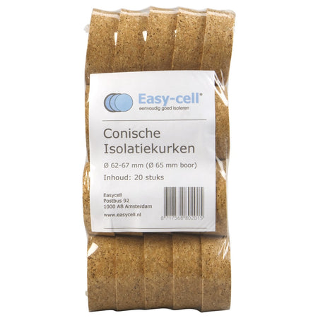Easycell Conische Kurk tbv Inblaasisolatie 20st-555102
