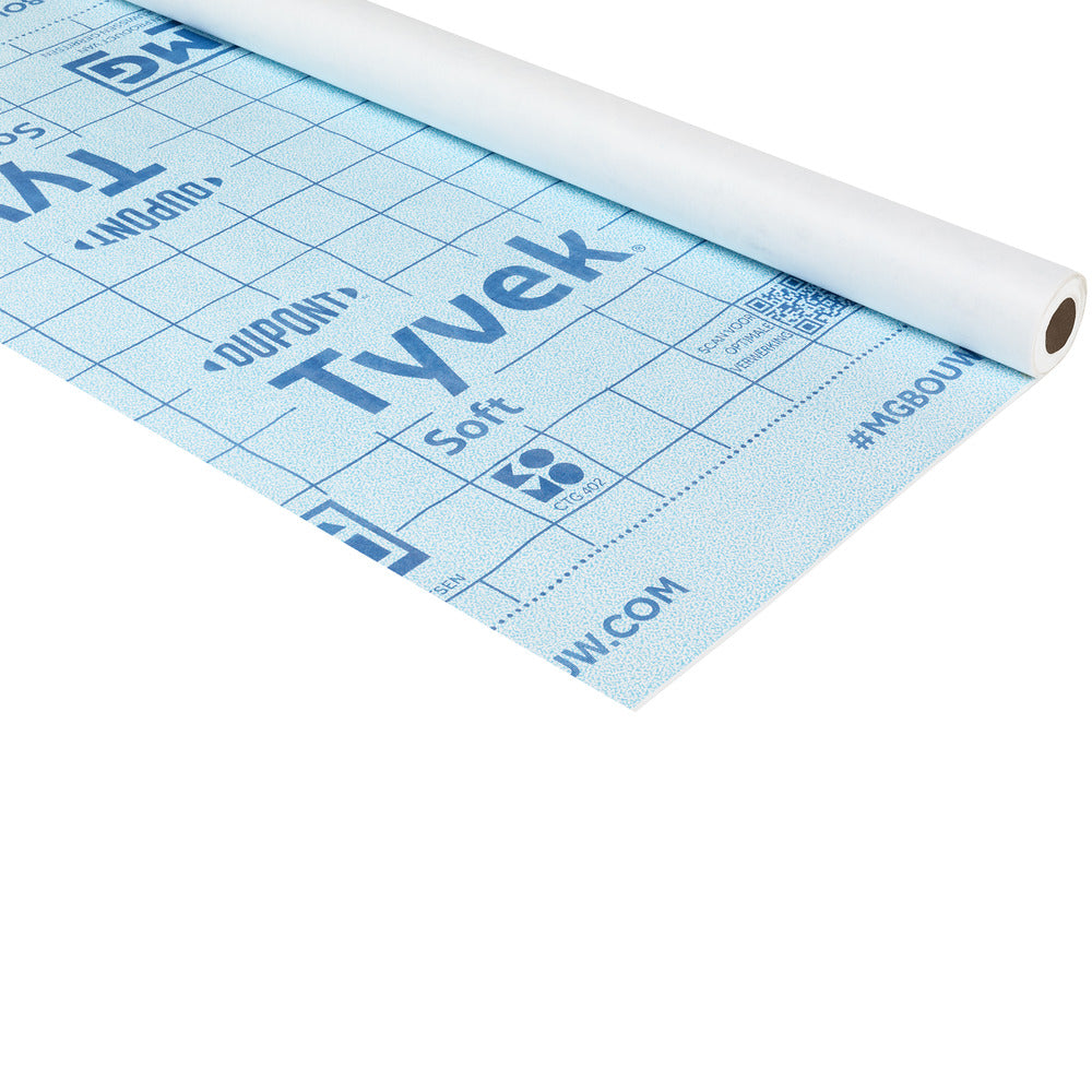 Tyvek Isolatiefolie Soft Dampopen Dak en Gevel 1,5x50m 75m2-555423