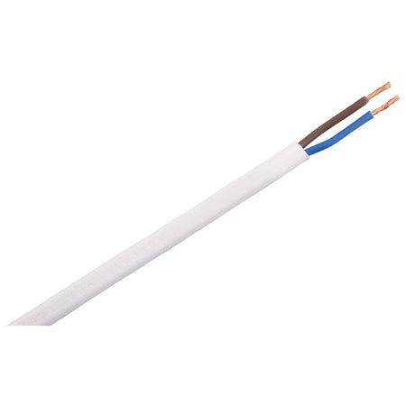 Q-Link Huishoudsnoer Wit 1200W 2x0,75mm2 20m-556057