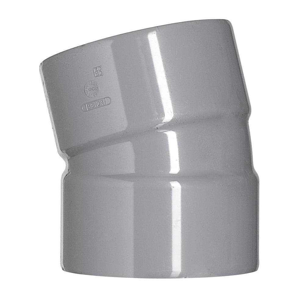 Bocht PVC 2x lijmmof wanddikte 3,2 mm Ø 110 mm 15° KOMO-keur-556207