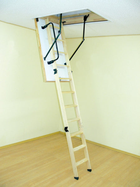 Altrex Woodytrex De Luxe Zoldertrap 3-Delig Inklapbaar Hout 120x70cm 100% PEFC-556385