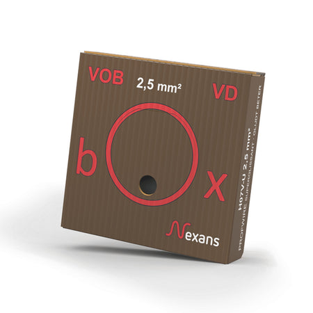 Nexans Installatiedraad Profwire VDbox Bruin 2,5mm2 100m-557237