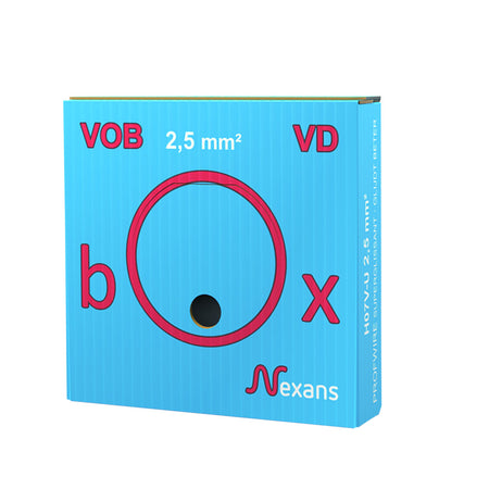 Nexans Installatiedraad Profwire VDbox Blauw 2,5mm2 100m-557238